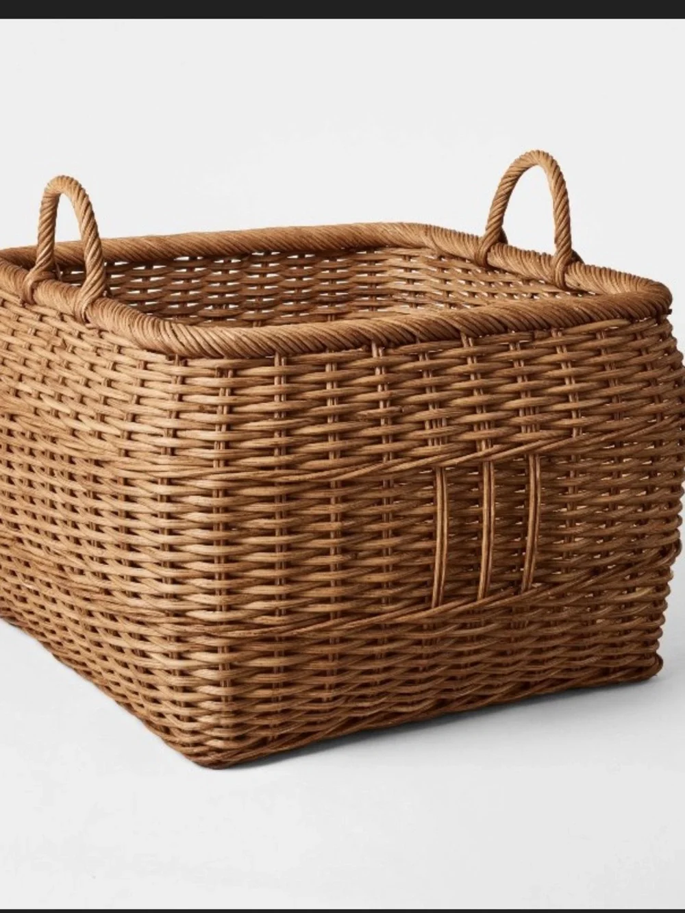 Large Square Rattan Harvest Basket - Threshold™ designed with Studio McGee